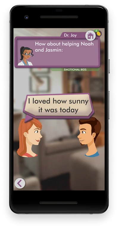 EQUOO psychology-based gameplay screen