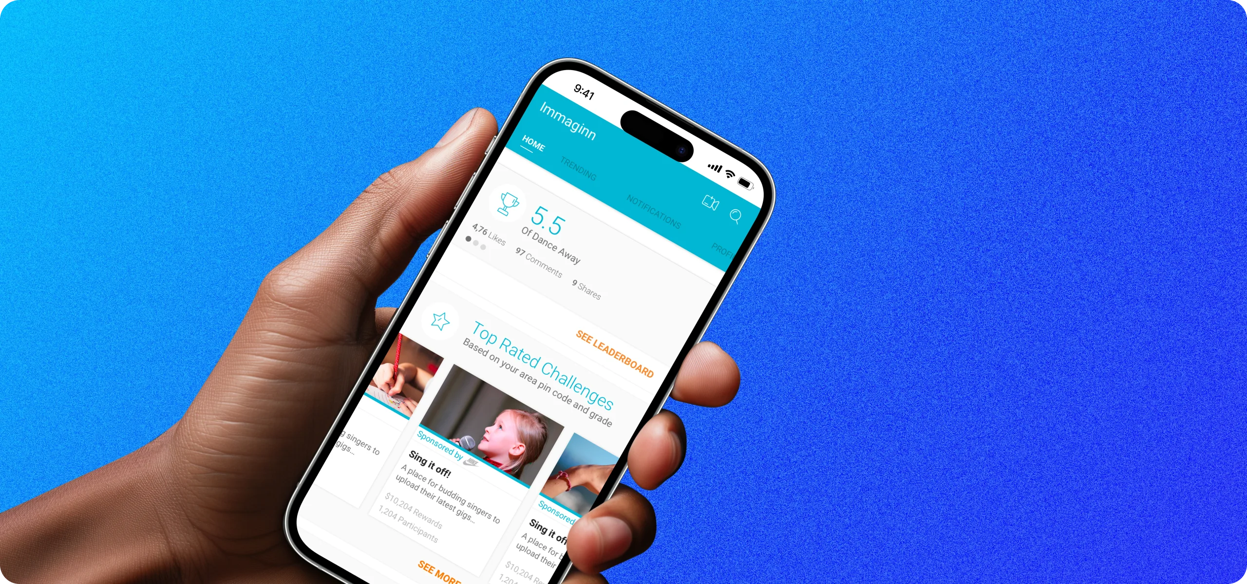 Immaginn virtual talent showcase platform